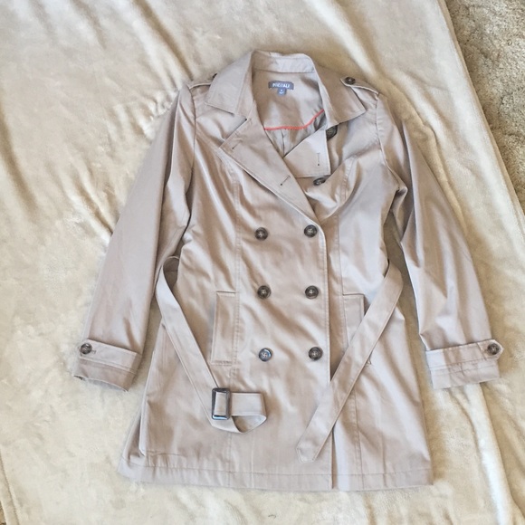 Roz & Ali Jackets & Blazers - Roz&Ali Tan Spring/Fall Coat